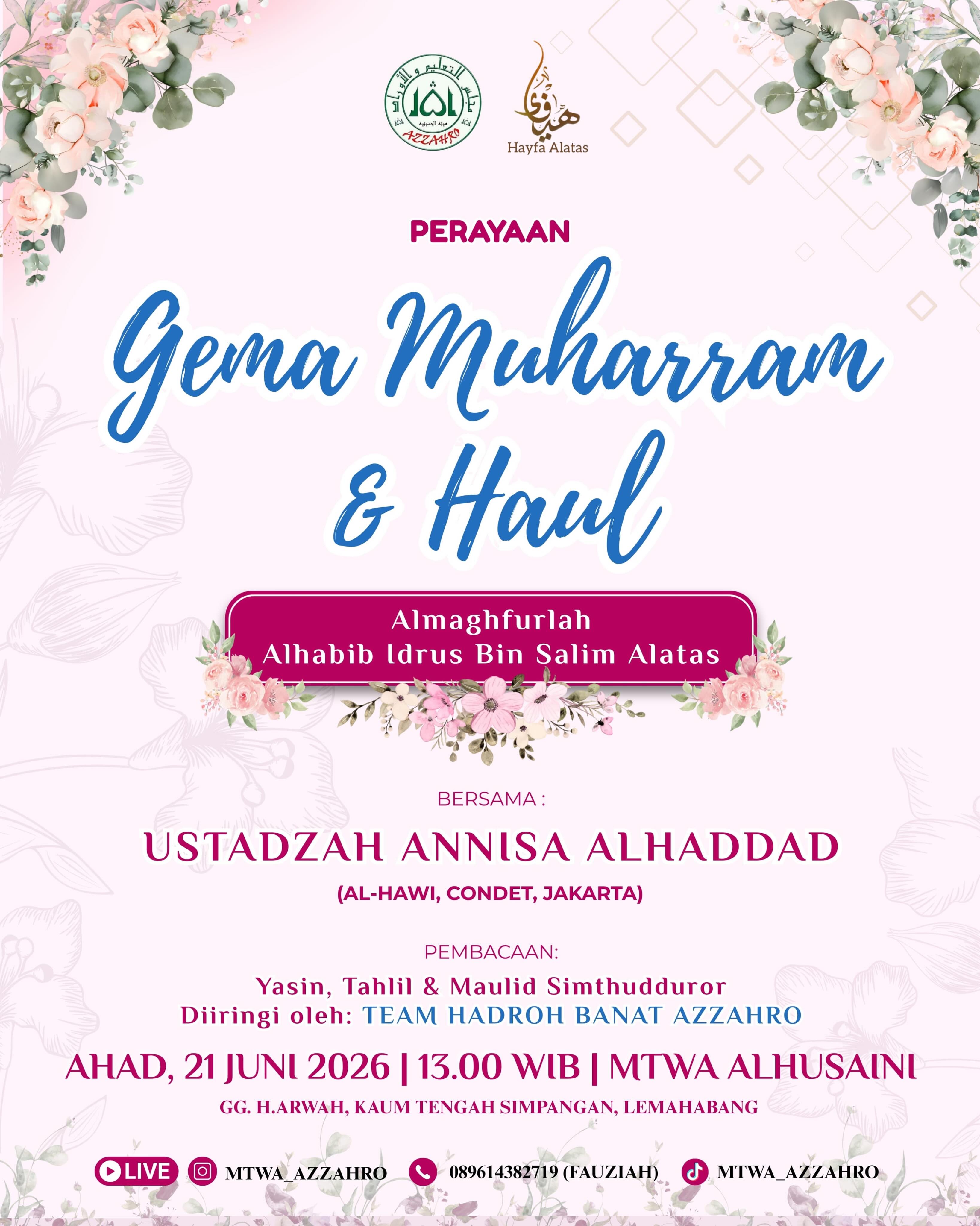 Perayaan Gema Muharram & Haul