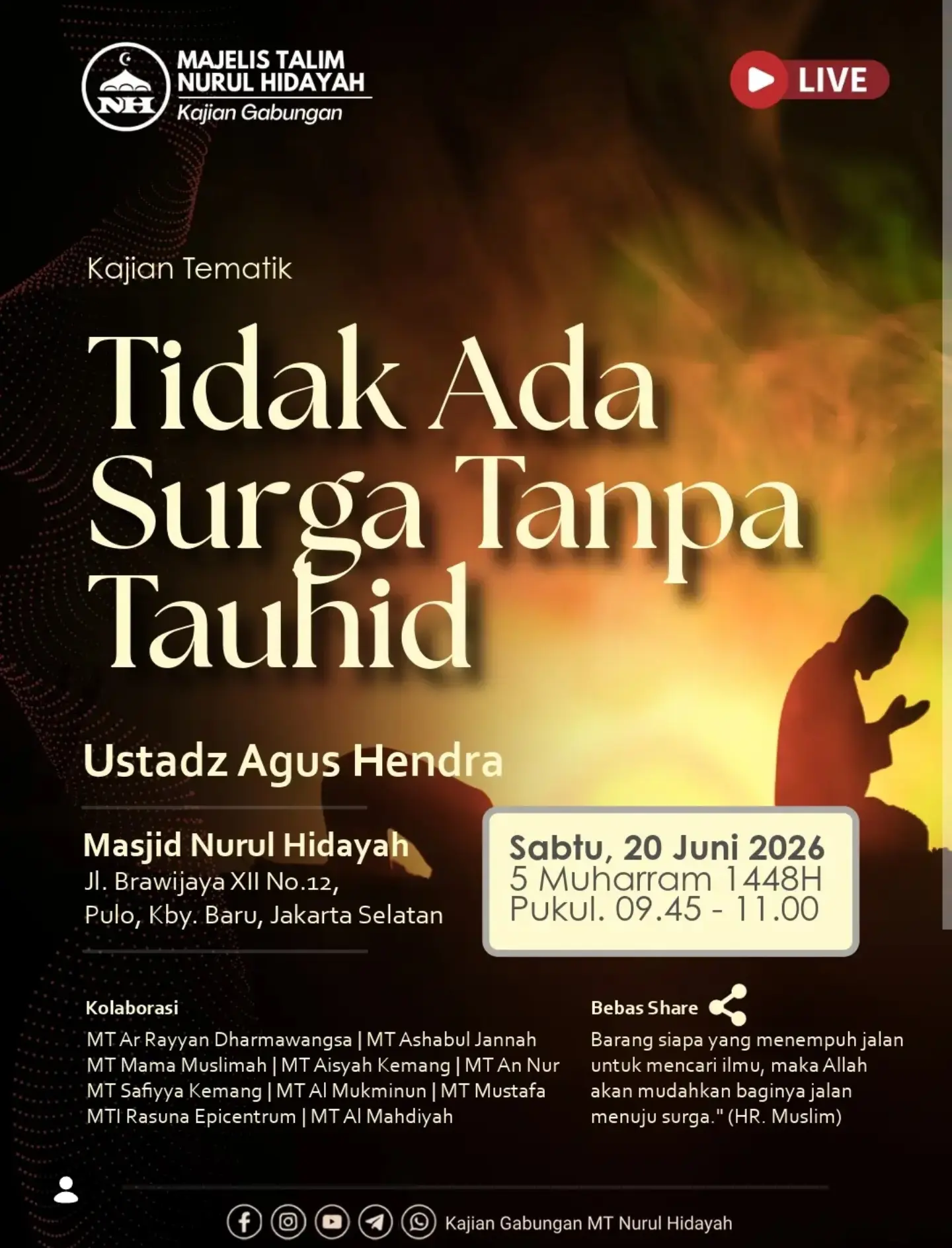 Tidak Ada Surga Tanpa Tauhid