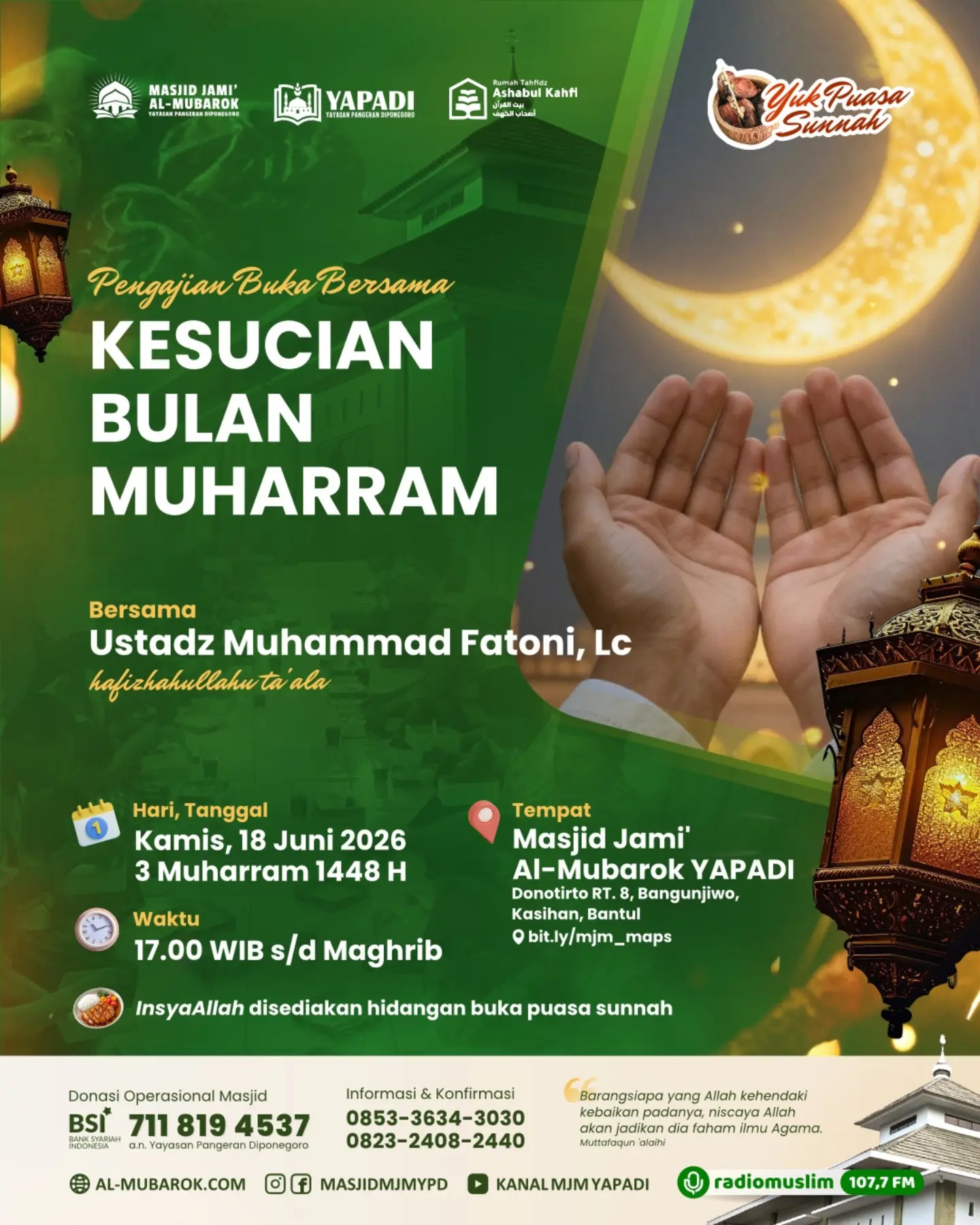 Pengajian Buka Bersama: Kesucian Bulan Muharram