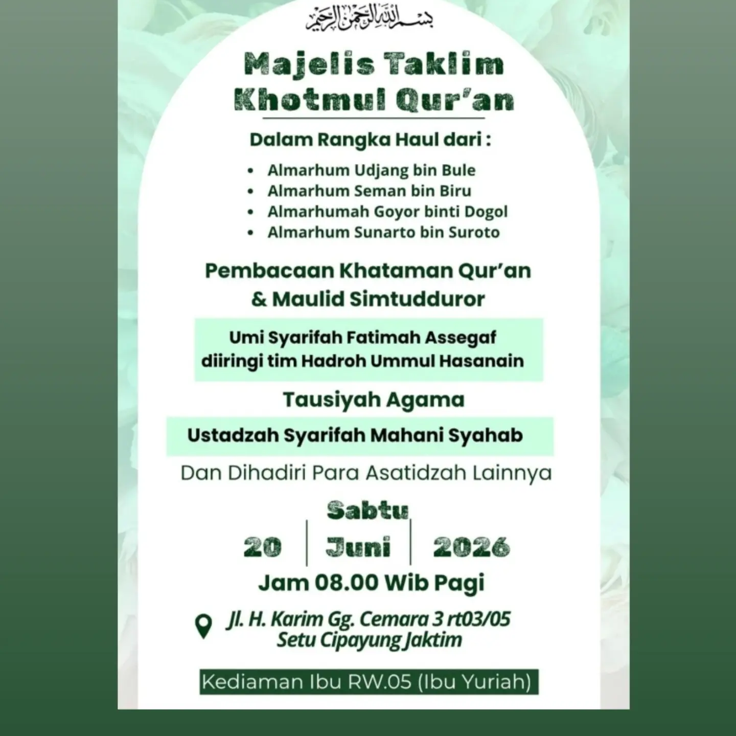 Majelis Taklim Khotmul Qur'an