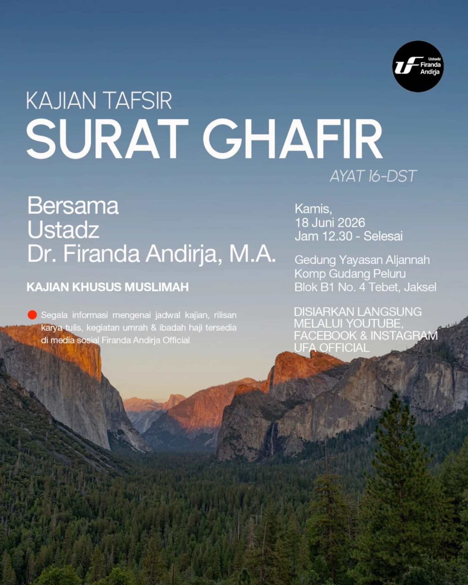 KAJIAN TAFSIR SURAT GHAFIR (AYAT 16-DST)