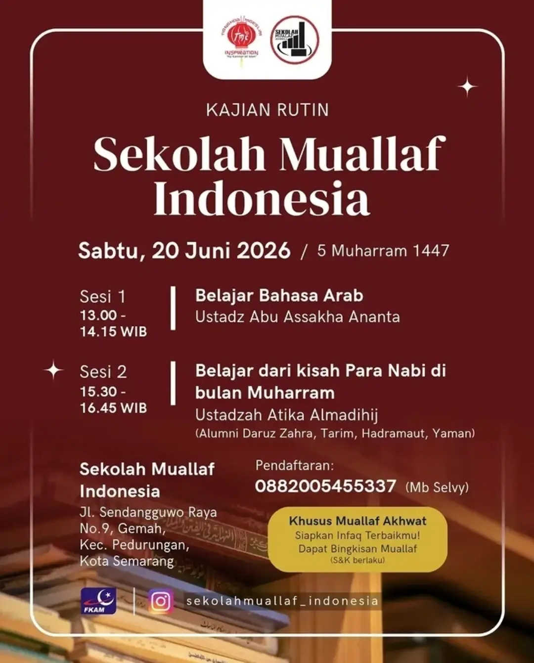 KAJIAN RUTIN - Sekolah Muallaf Indonesia