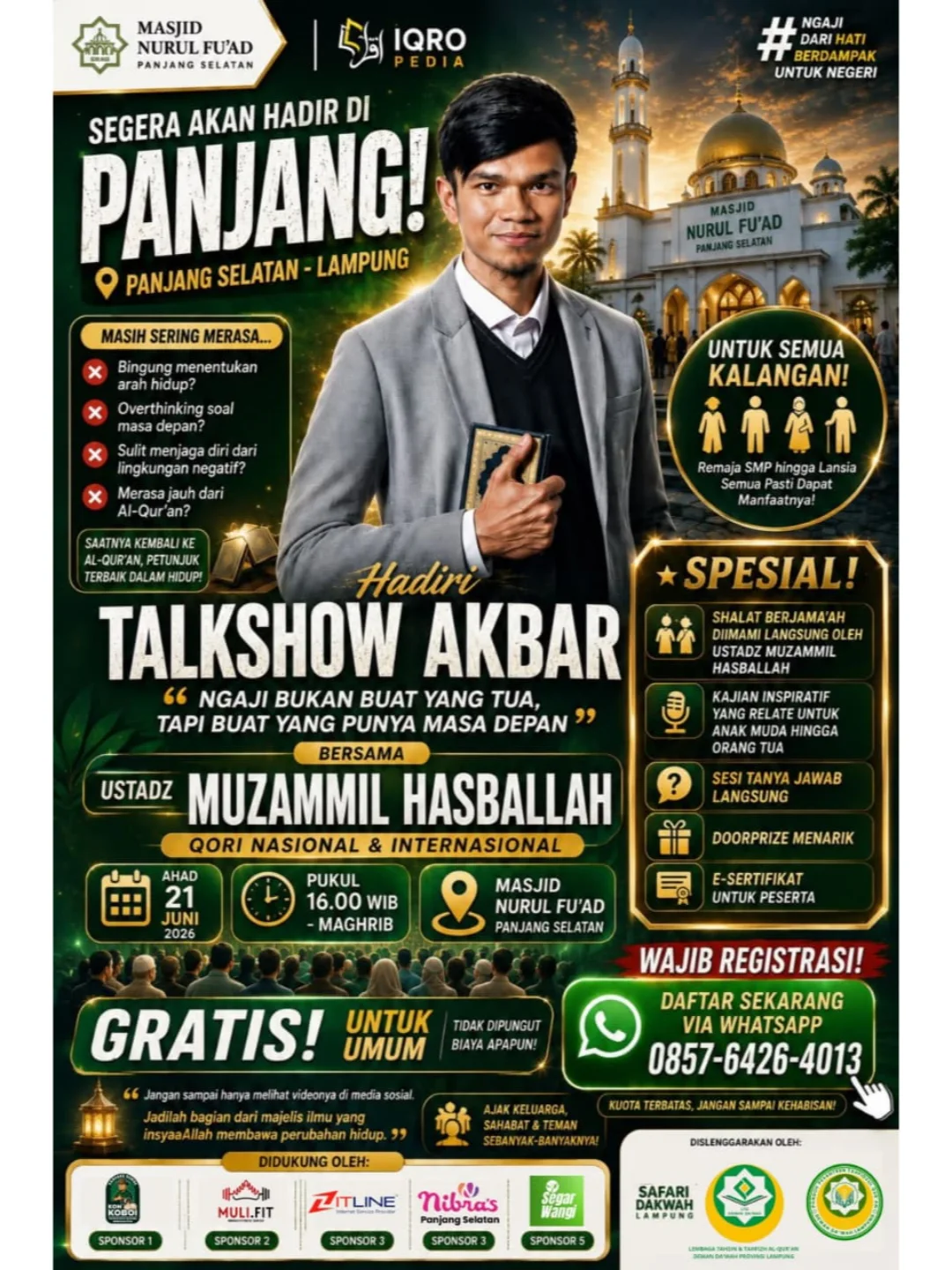 NGAJI BUKAN BUAT YANG TUA, TAPI BUAT YANG PUNYA MASA DEPAN