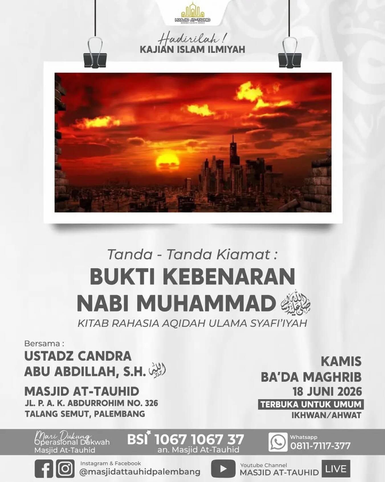 Tanda - Tanda Kiamat : Bukti Kebenaran Nabi Muhammad