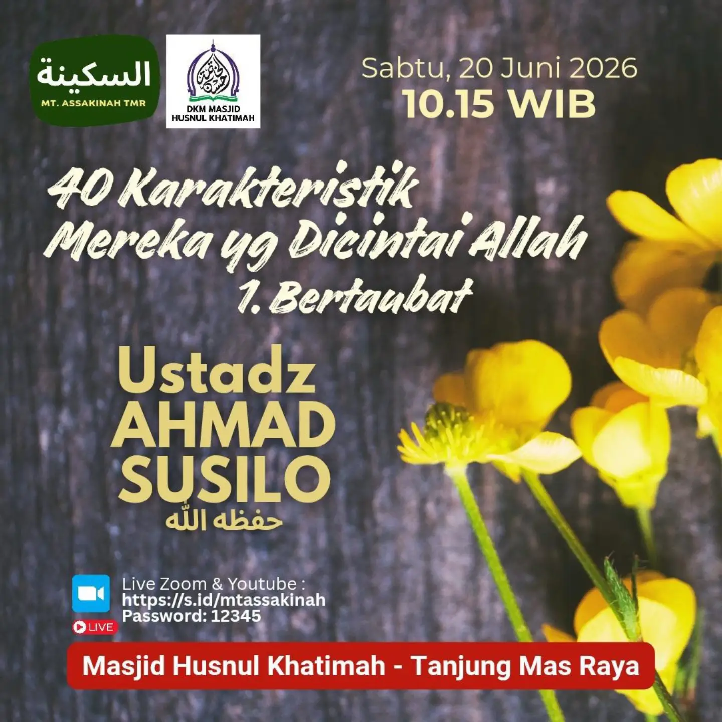 40 Karakteristik Mereka yang Dicintai Allah: 1. Bertaubat