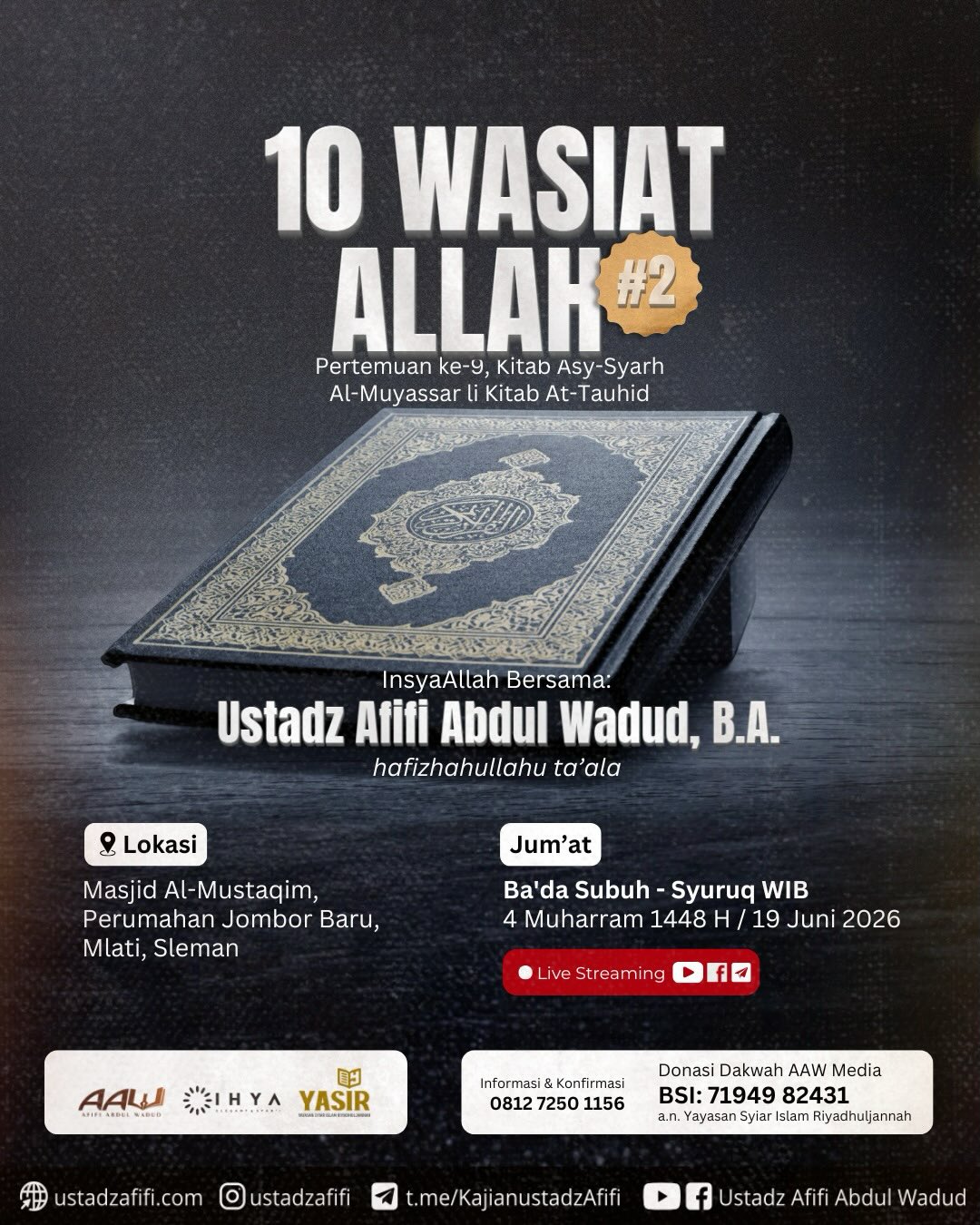 10 WASIAT ALLAH #2