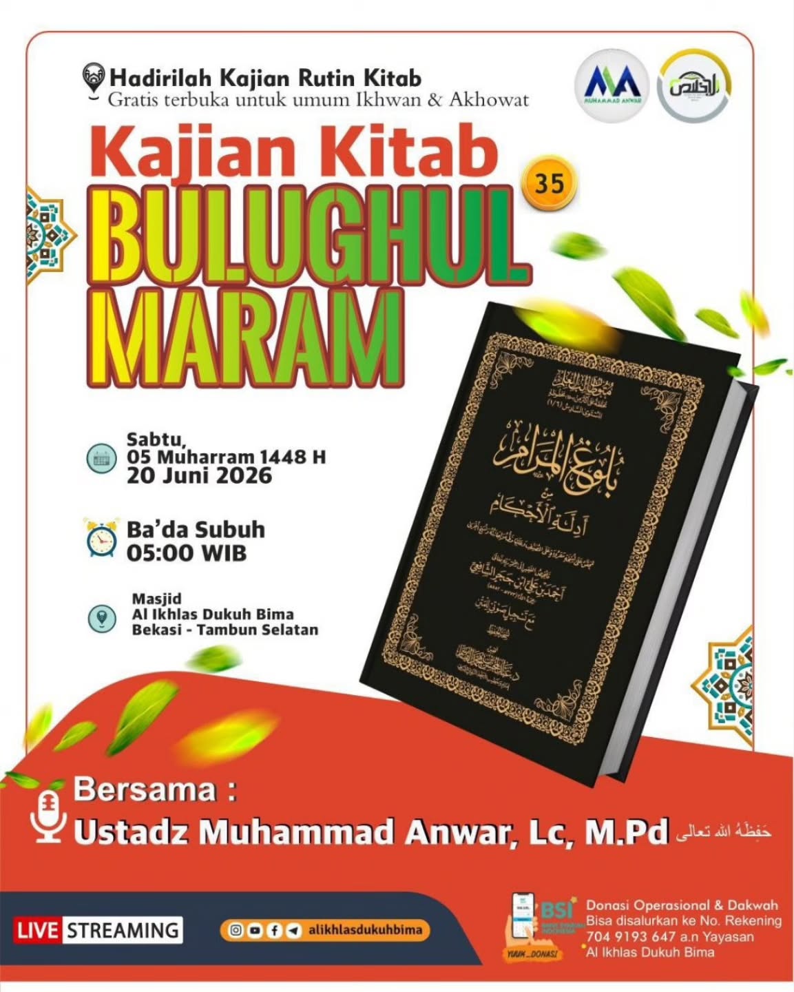 Kajian Kitab Bulughul Maram