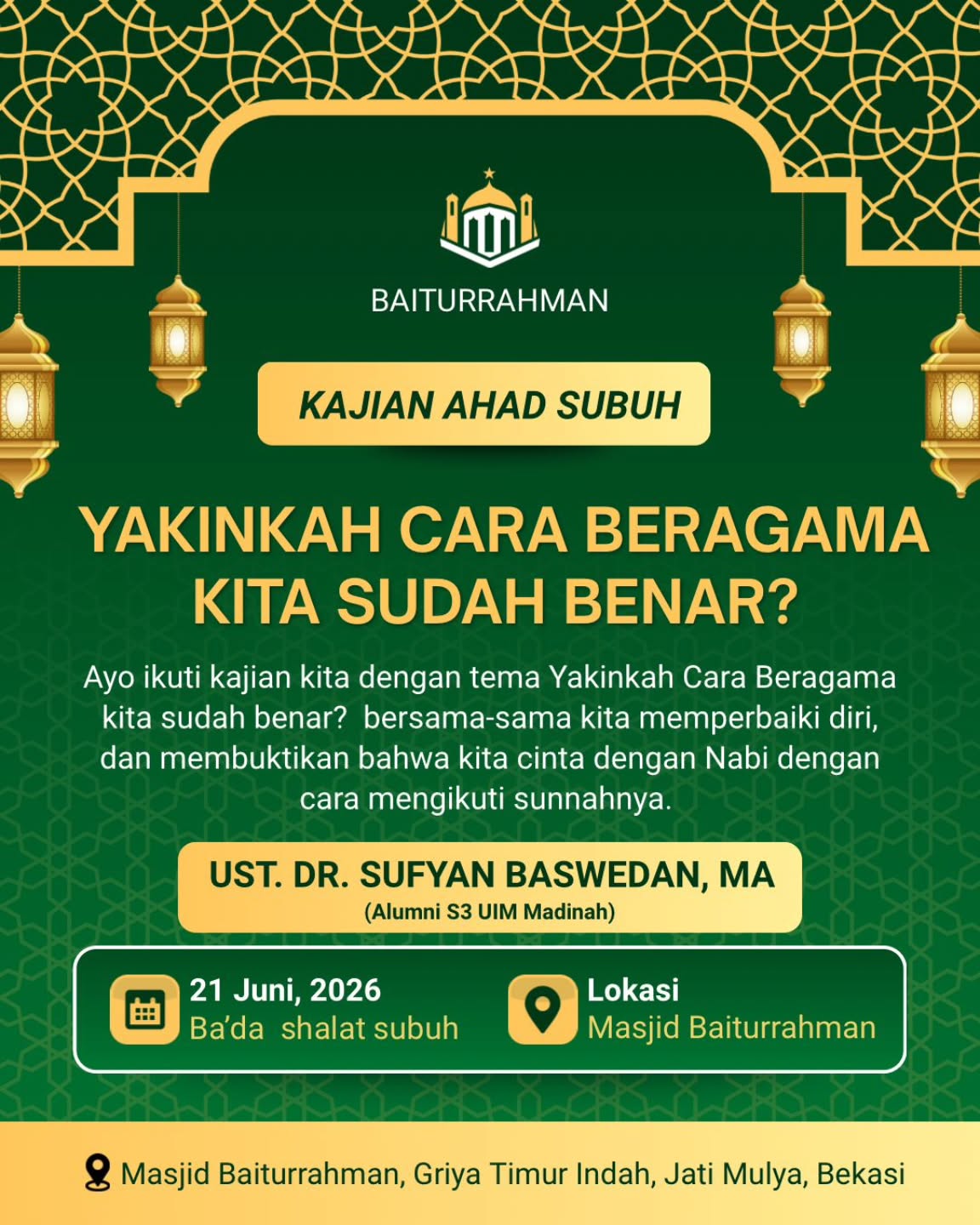 YAKINKAH CARA BERAGAMA KITA SUDAH BENAR?