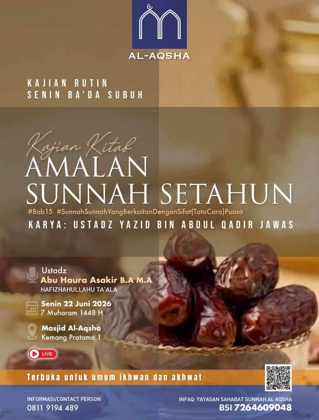Kajian Kitab Amalan Sunnah Setahun