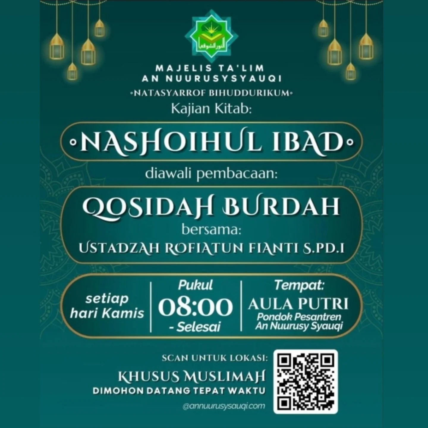 Kajian Kitab Nashihul Ibad
