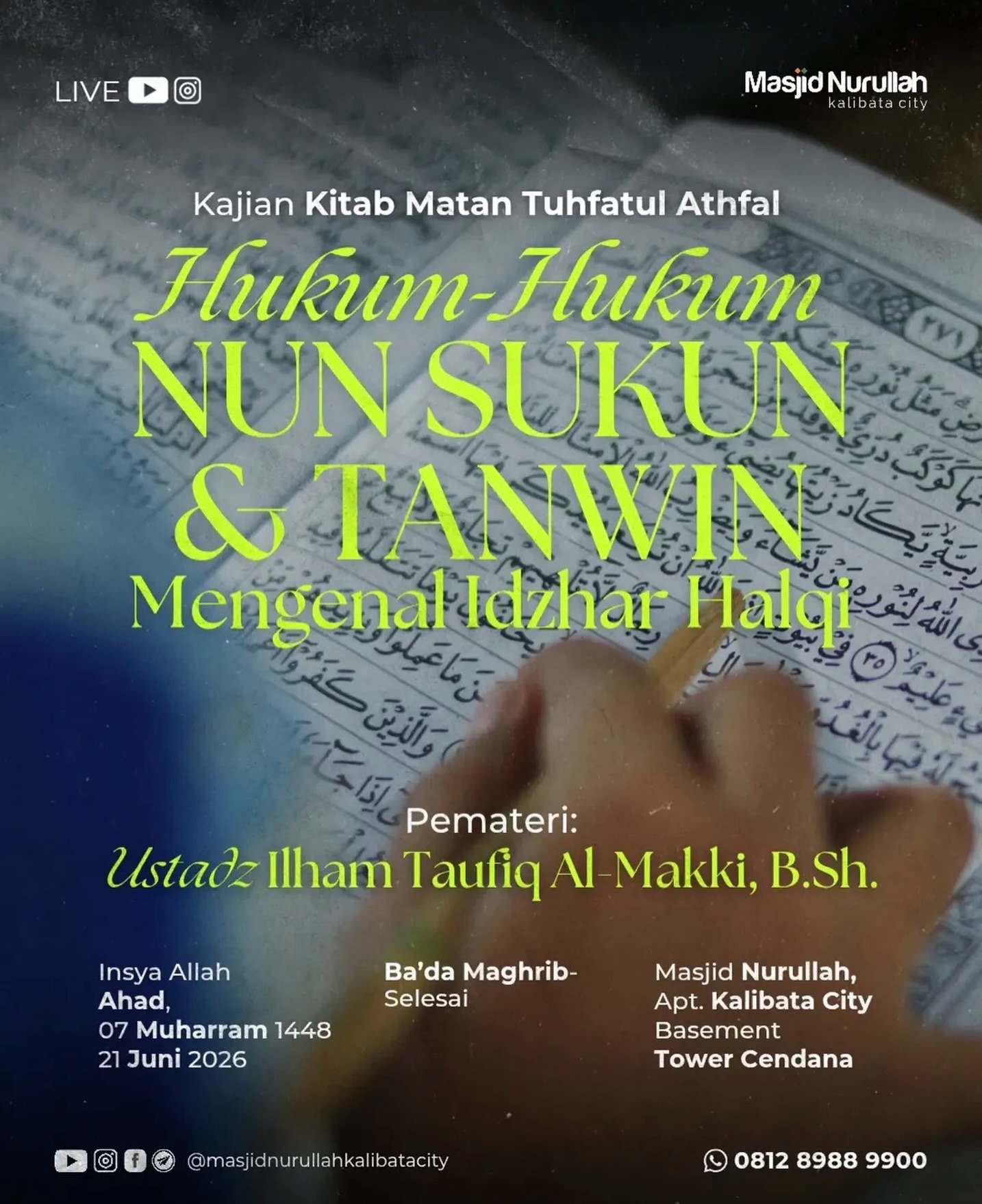Hukum-Hukum Nun Sukun & Tanwin