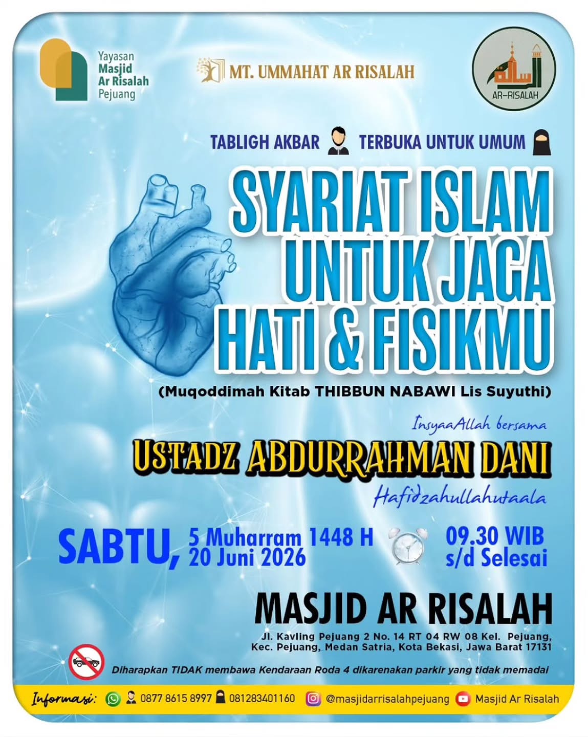 Syariat Islam untuk Jaga Hati & Fisikmu