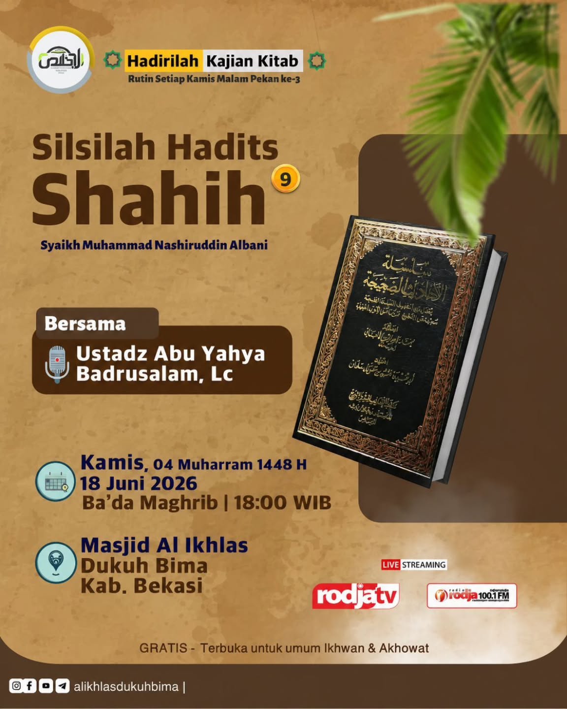 Silsilah Hadits Shahih - Kelas ke-9