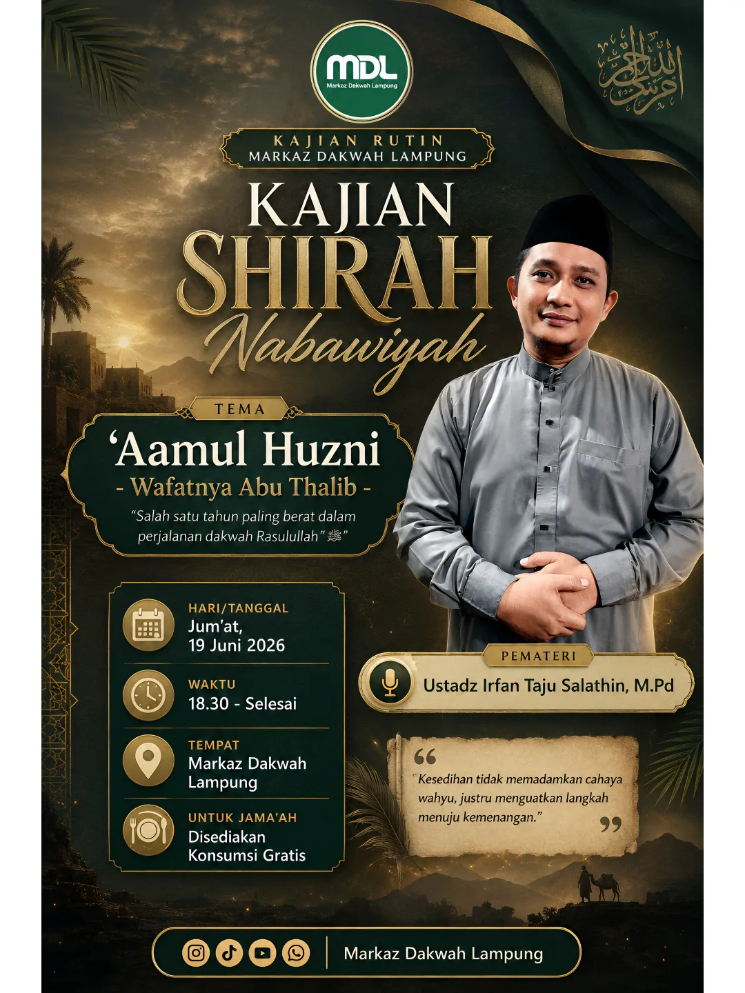 Kajian Shirah Nabawi