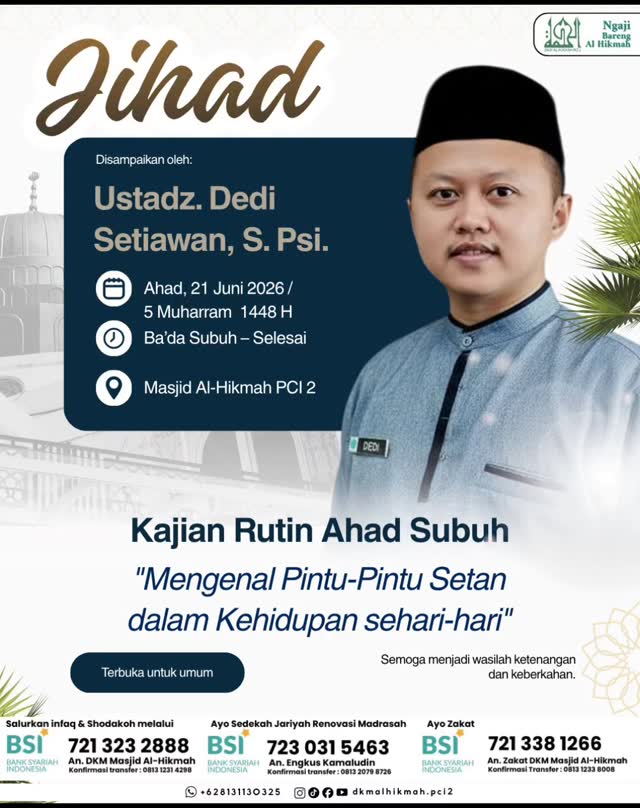 Mengenal Pintu-Pintu Setan dalam Kehidupan sehari-hari