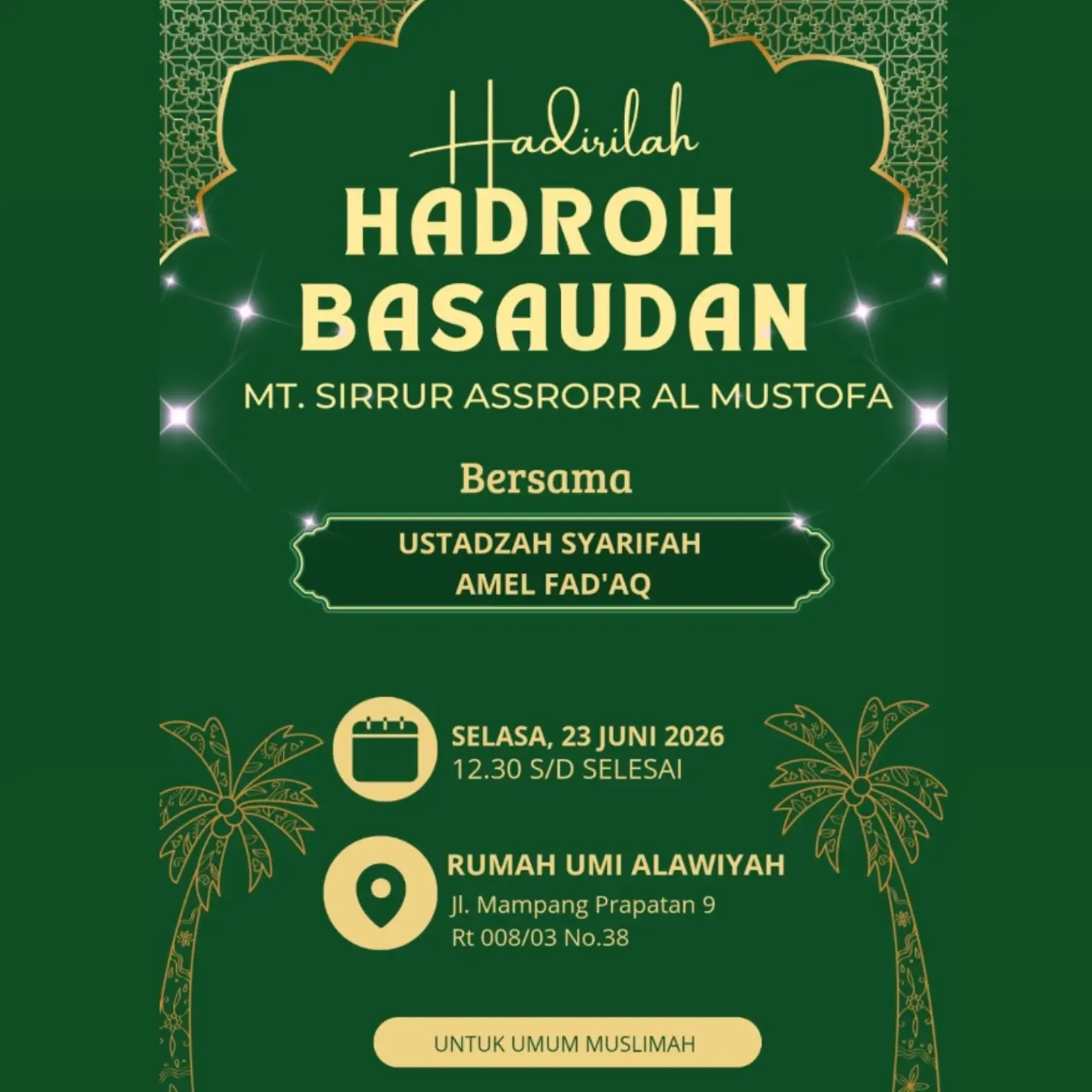 Hadirilah Hadroh Basaudan