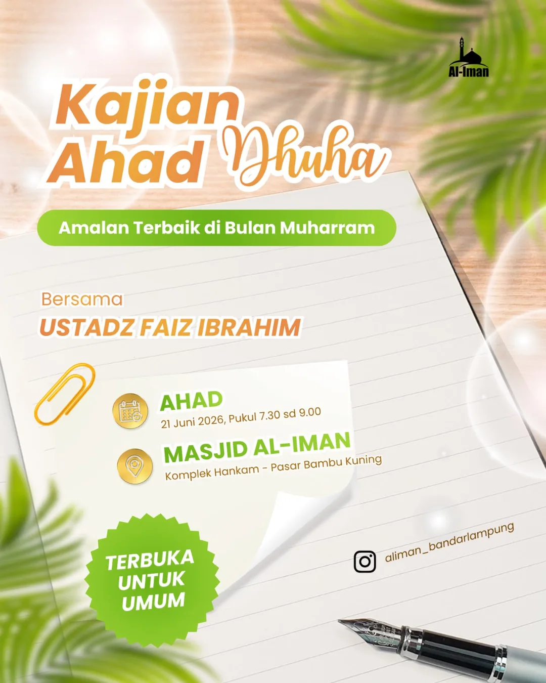 Kajian Ahad Dhuha
