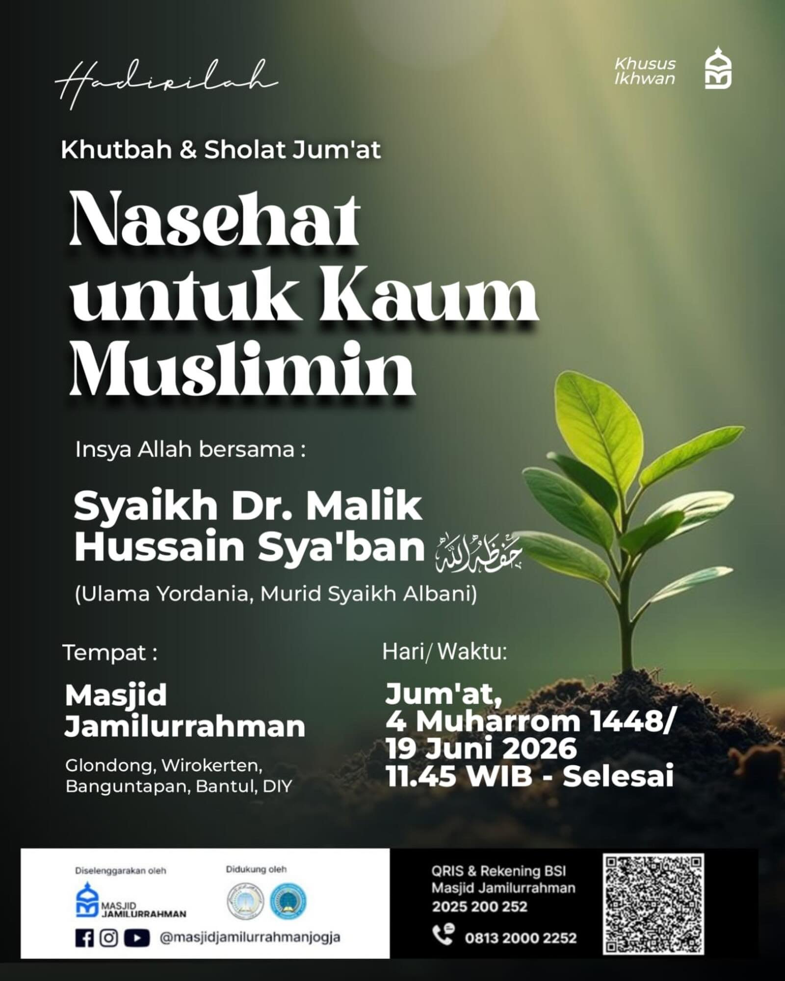 NASIHAT UNTUK KAUM MUSLIMIN