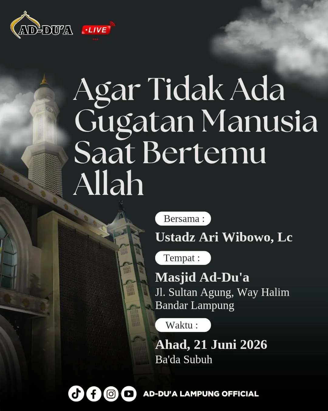 Agar Tidak Ada Gugatan Manusia Saat Bertemu Allah