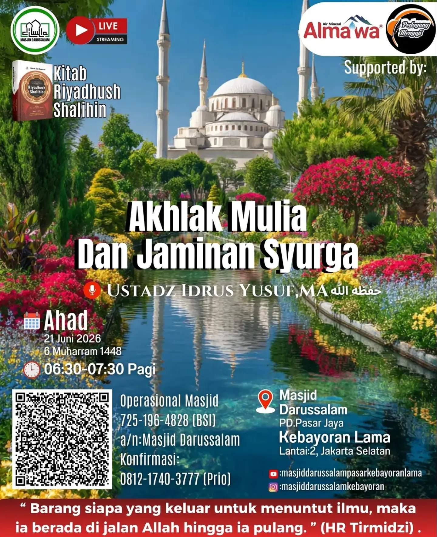 Akhlak Mulia Dan Jaminan Syurga