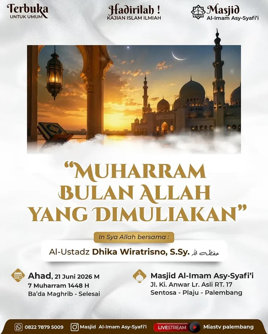 Muharram Bulan Allah Yang Dimuliakan
