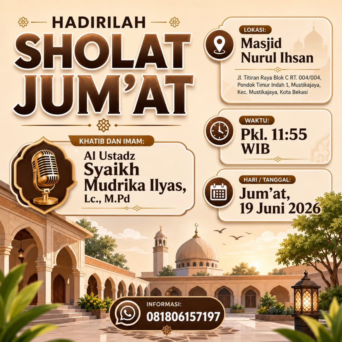 HADIRILAH SHOLAT JUM'AT