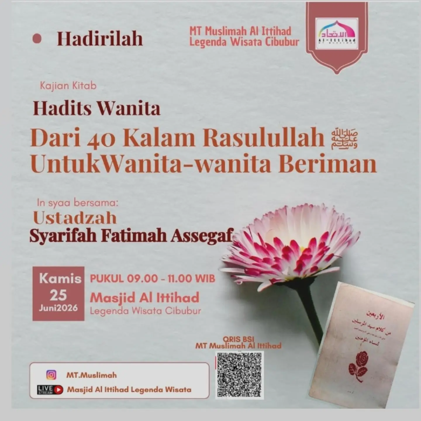 Kajian Kitab Hadits Wanita