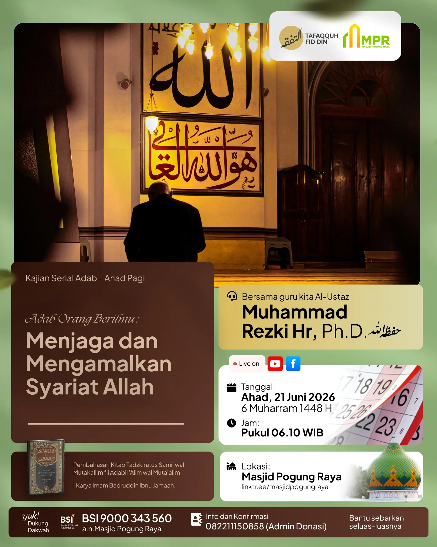 Adab Orang Berilmu: Menjaga dan Mengamalkan Syariat Allah