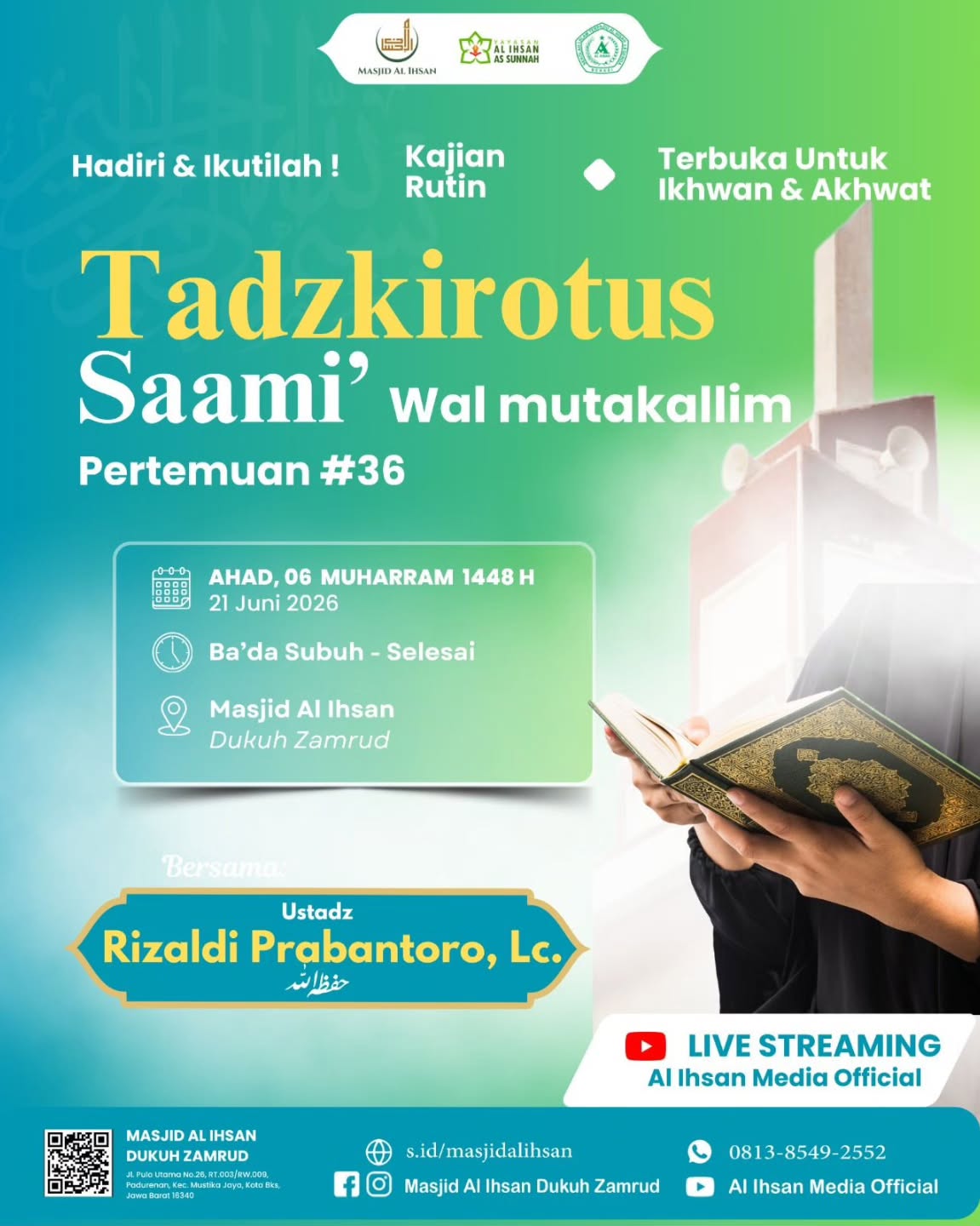Tadzkirotus Saami' Wal mutakalilm