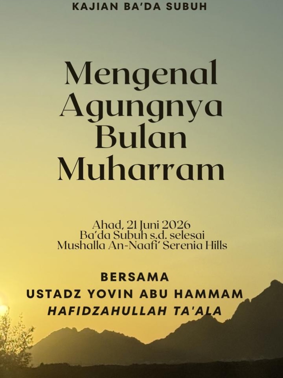 Mengenal Agungnya Bulan Muharram