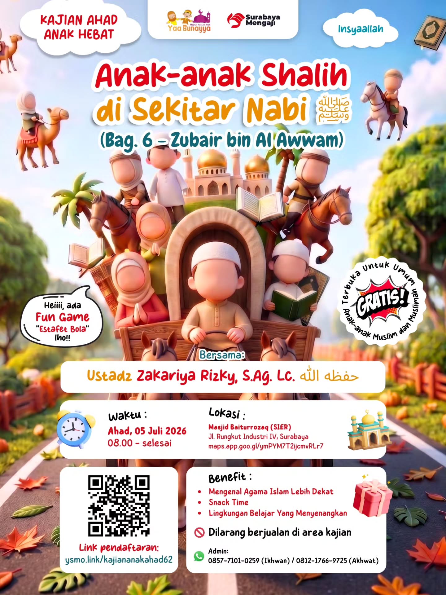 Anak-anak Shalihin di Sekitar Nabi (Bag. 6 - Zubair bin Al Awwam)