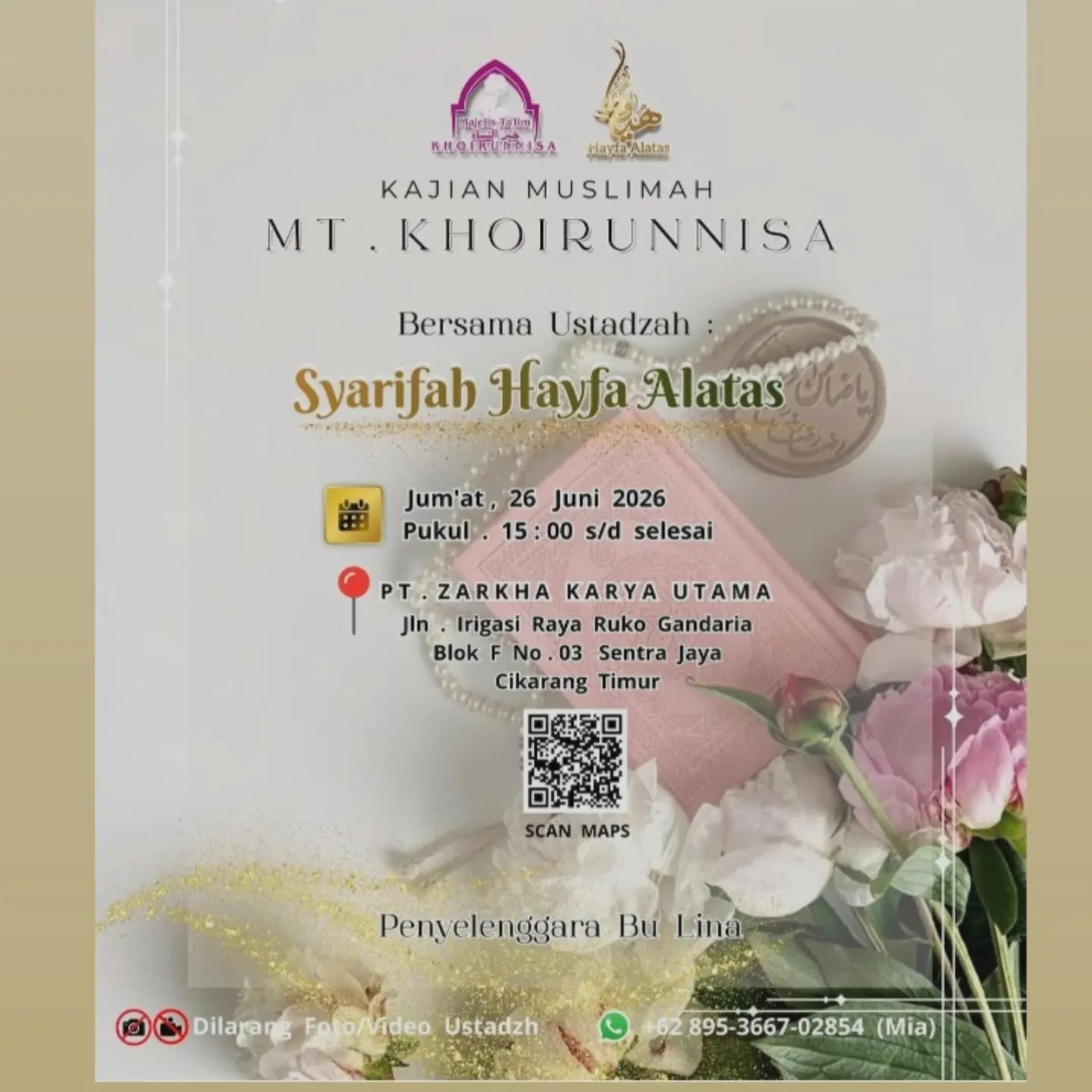 Kajian Muslimah MT. Khoirunnisa