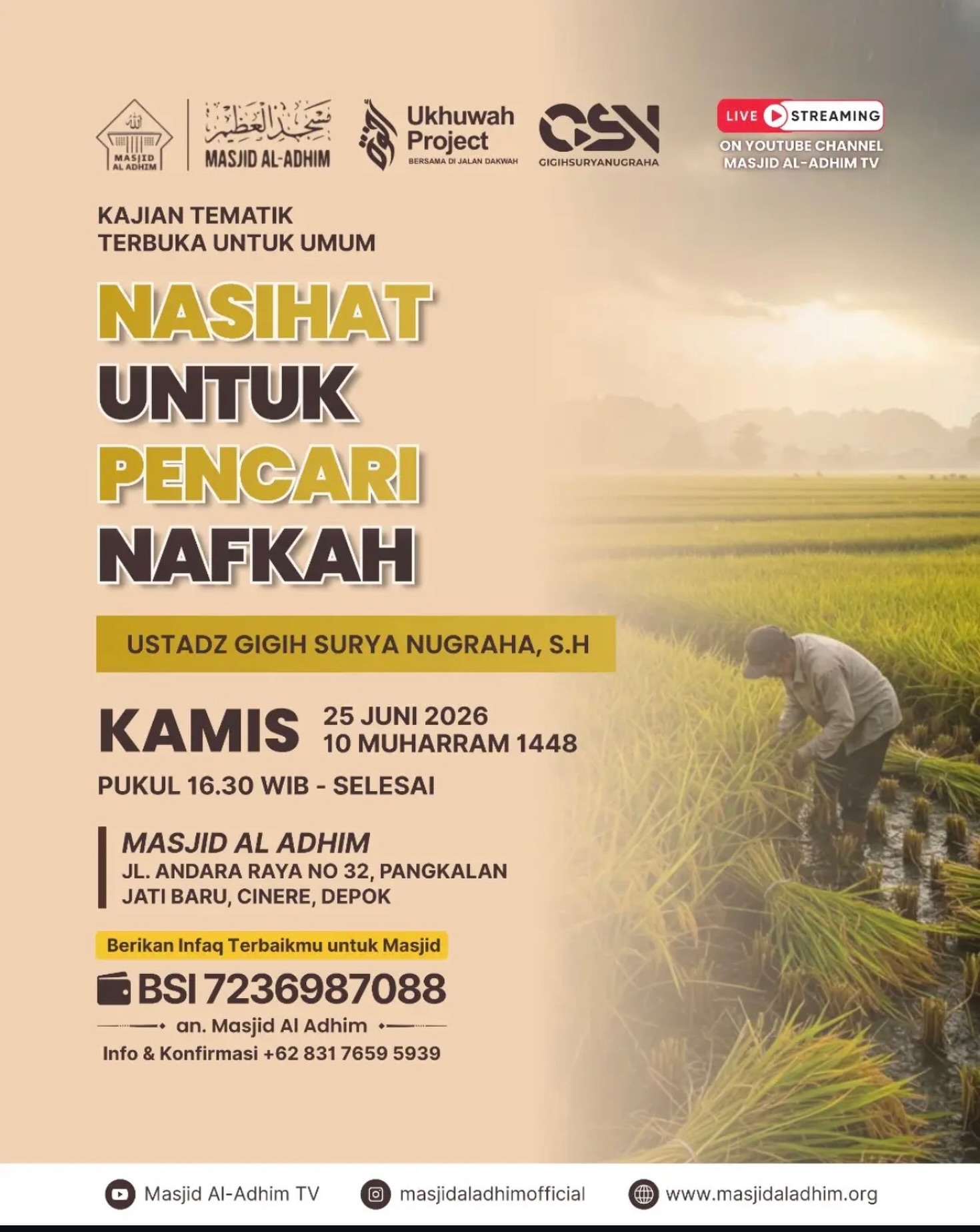 NASIHAT UNTUK PENCARI NAFKAH