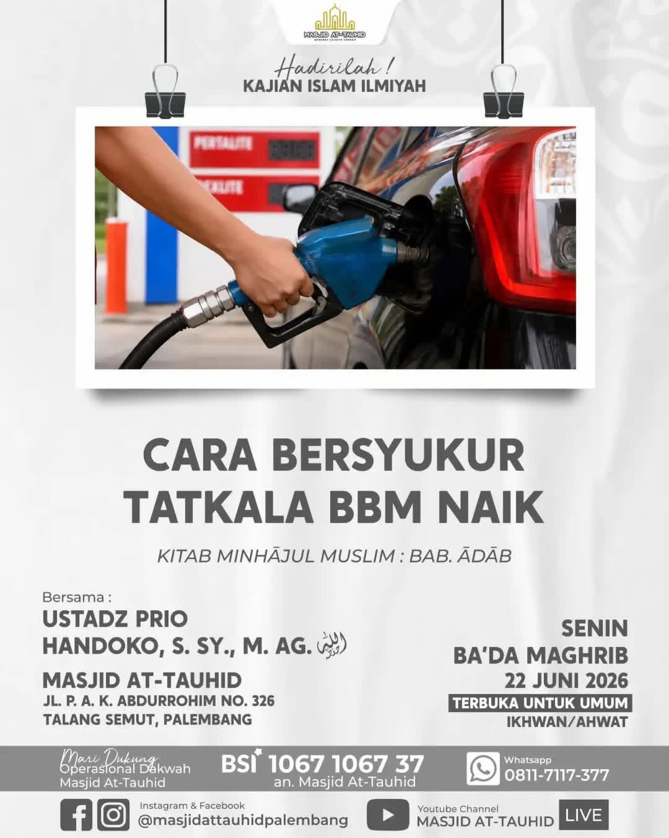 Cara Bersyukur Tatkala BBM Naik
