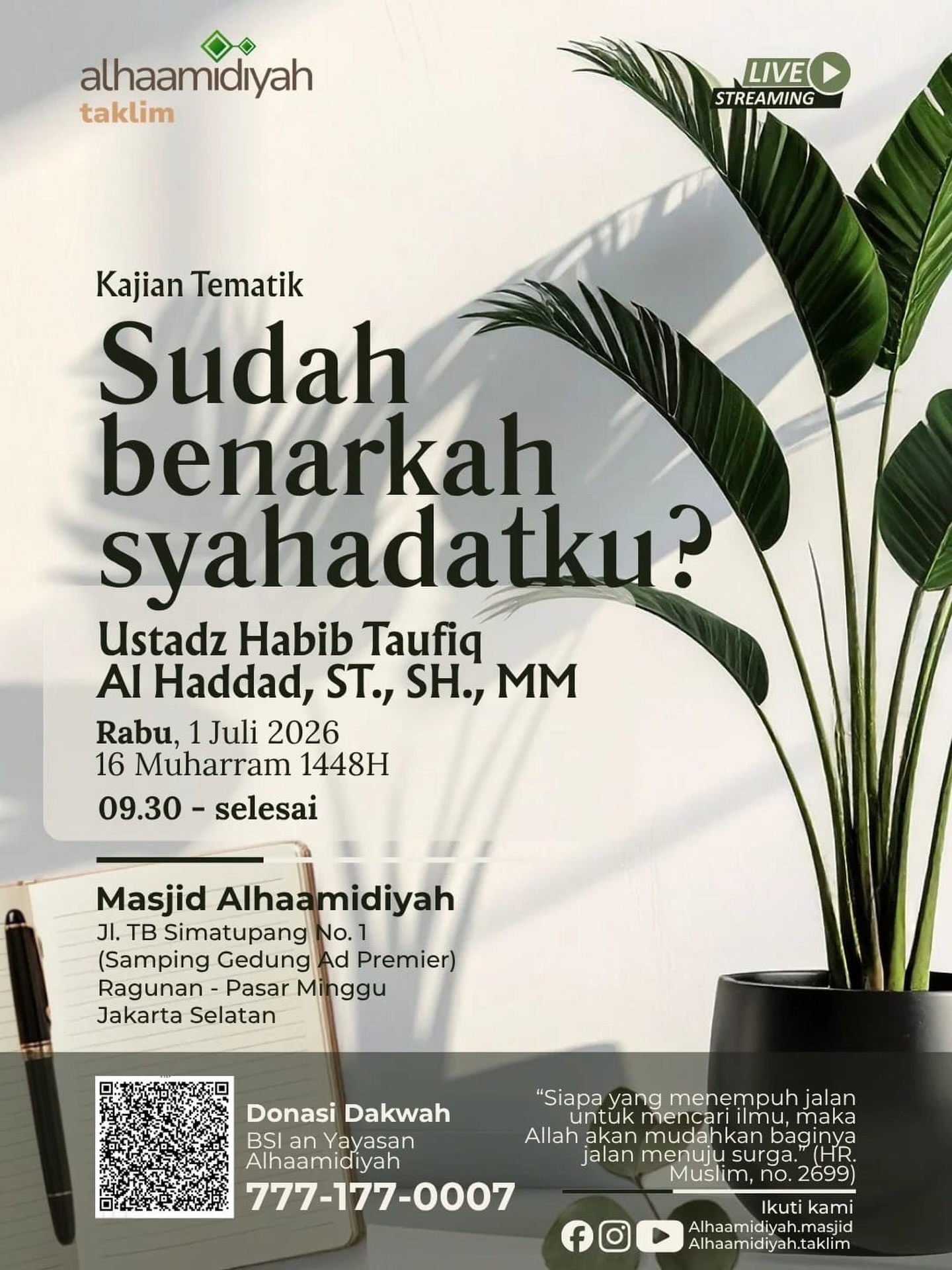 Sudah benarkah syahadatku?