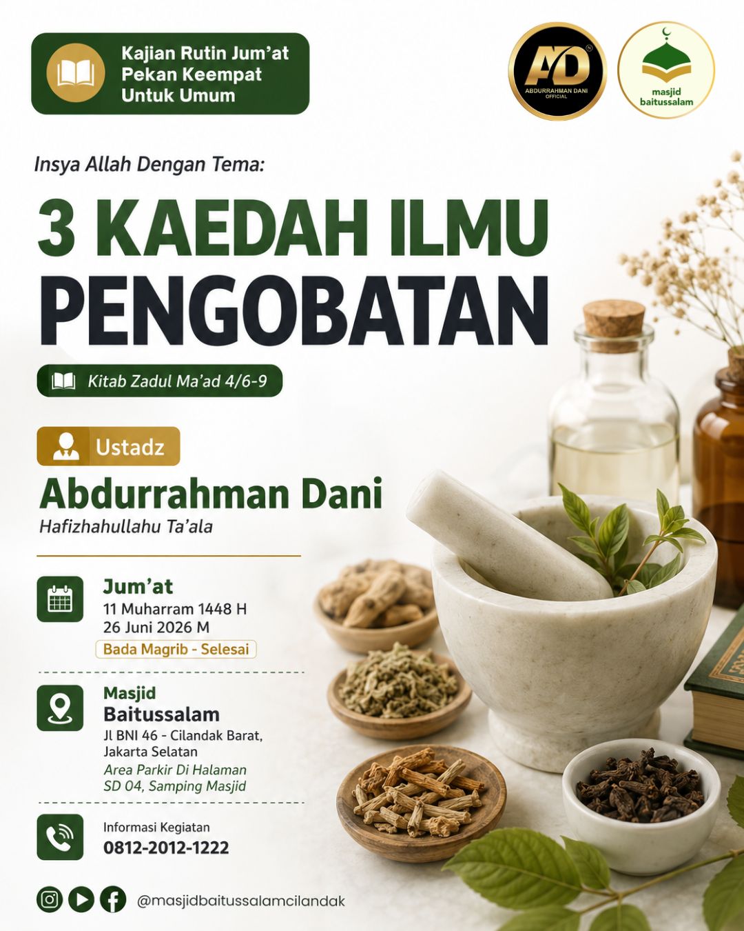 3 Kaedah Ilmu Pengobatan