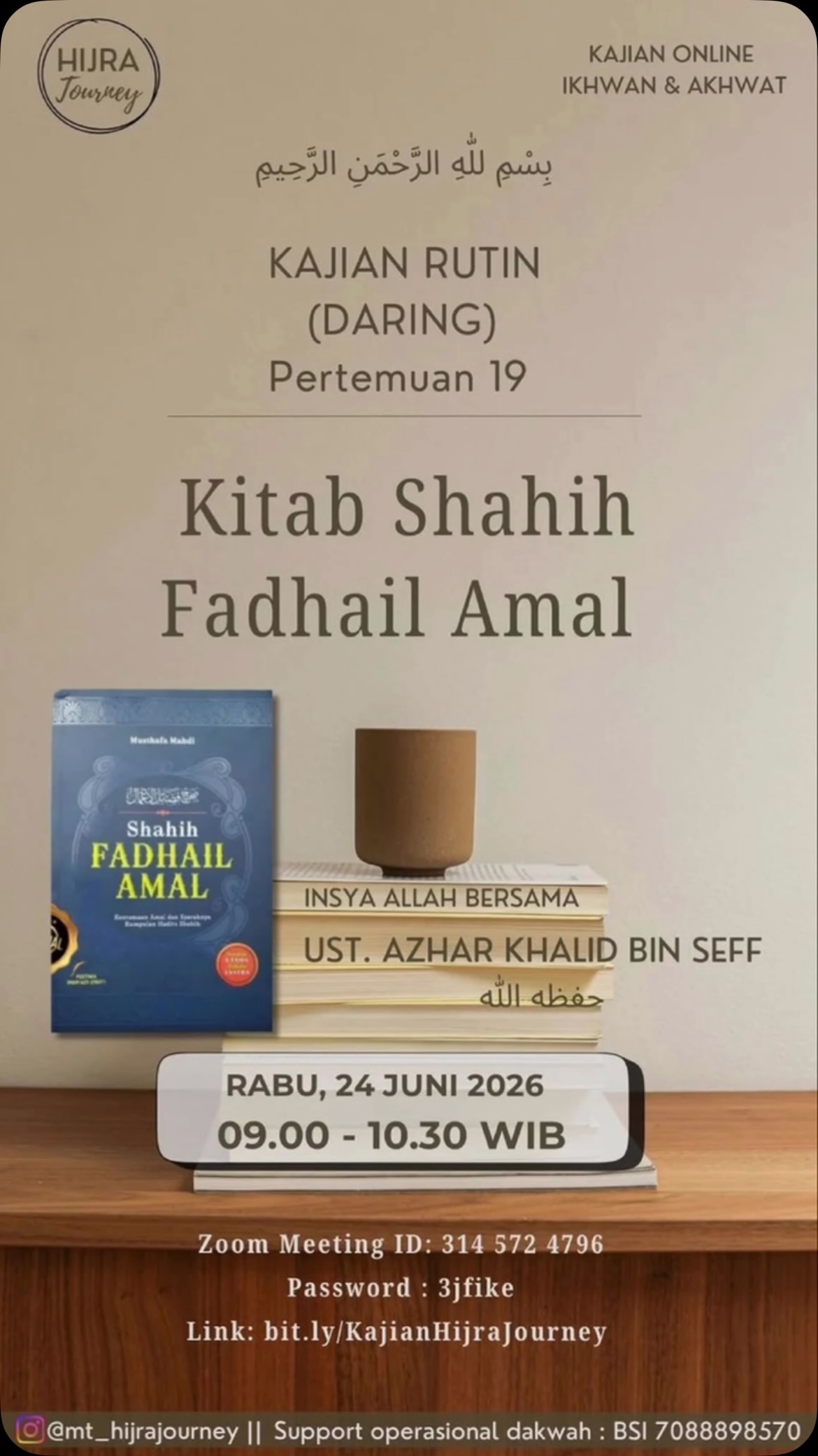 Kajian Rutin (Daring) Pertemuan 19