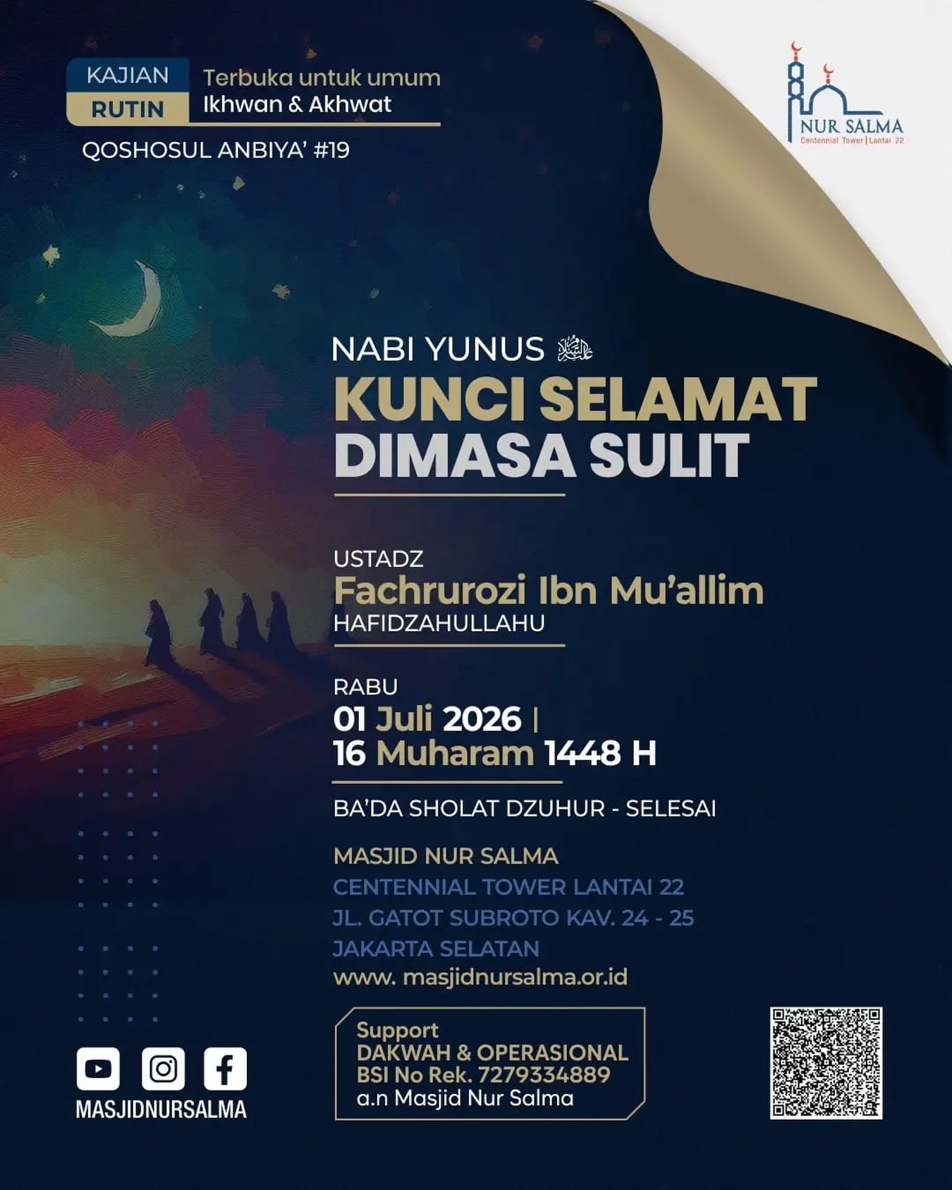 NABI YUNUS: KUNCI SELAMAT DIMASA SULIT