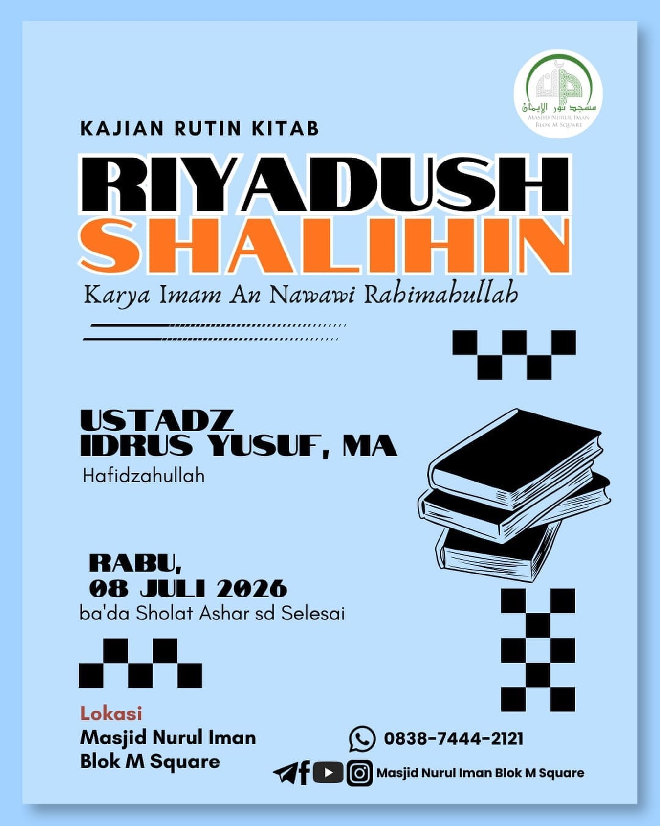 Kajian Rutin Kitab Riyadush Shalihin