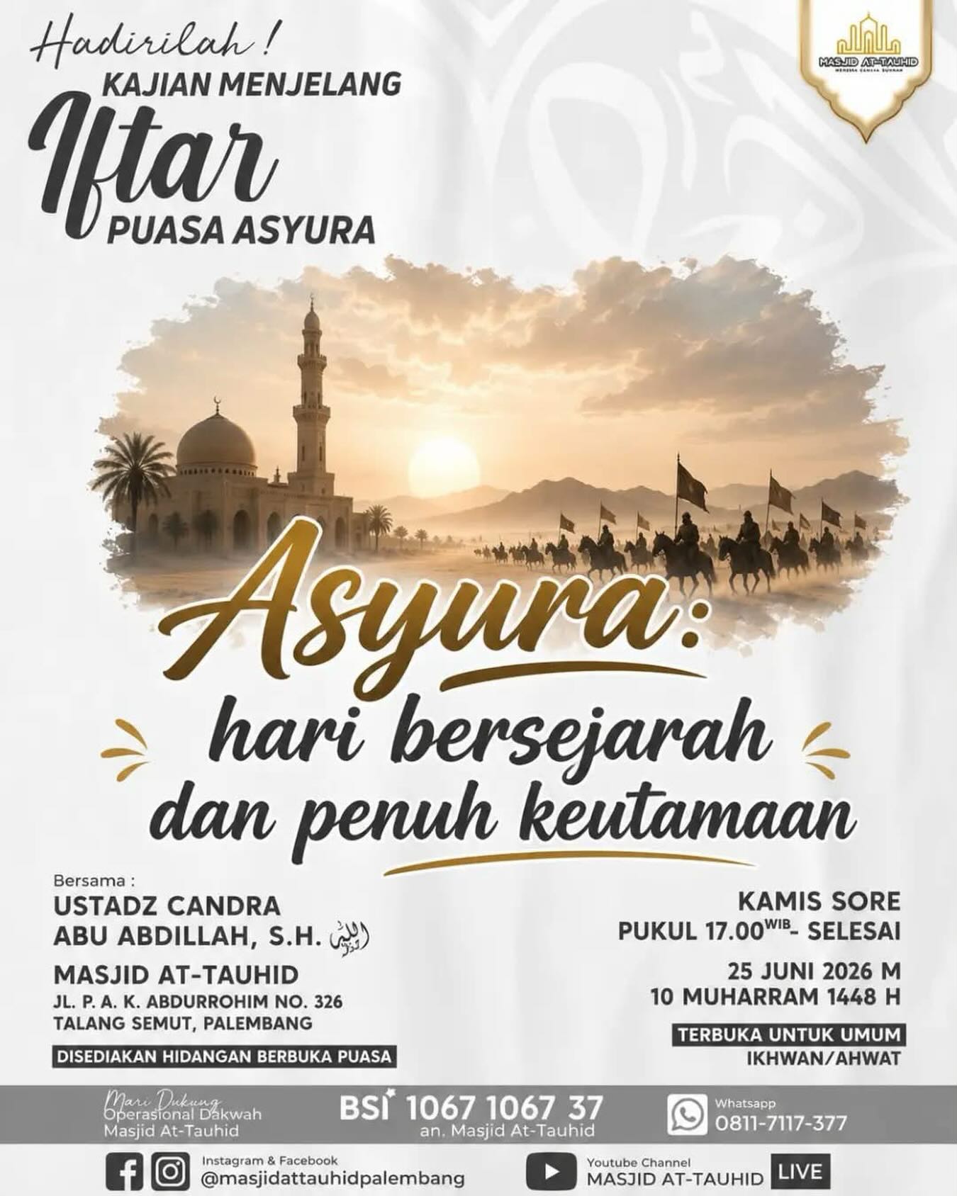 Asyura: hari bersejarah dan penuh keutamaan