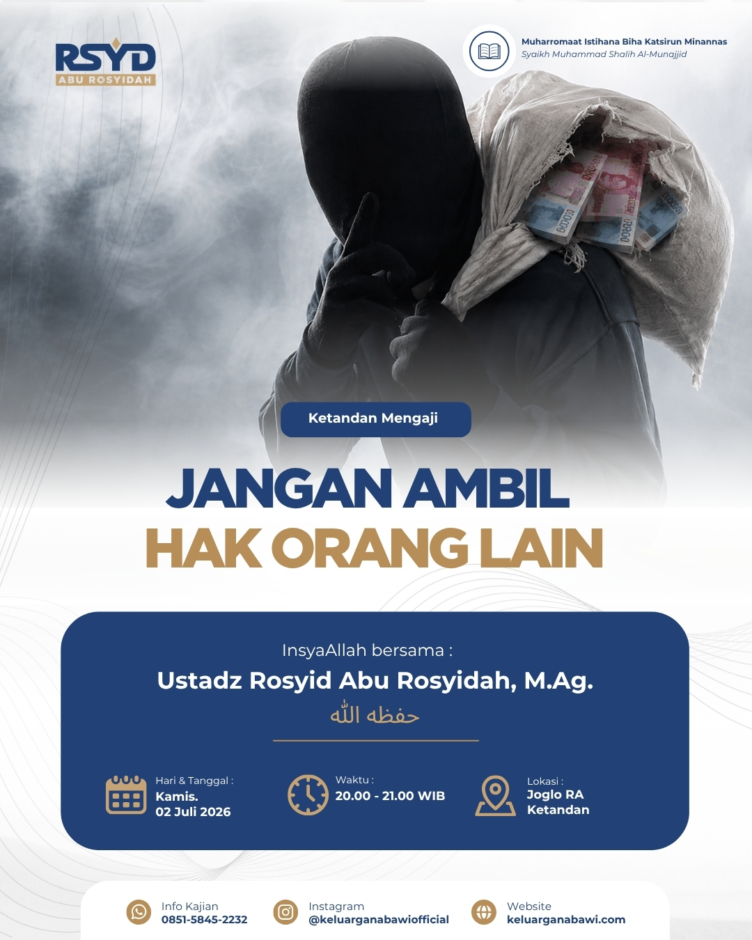JANGAN AMBIL HAK ORANG LAIN