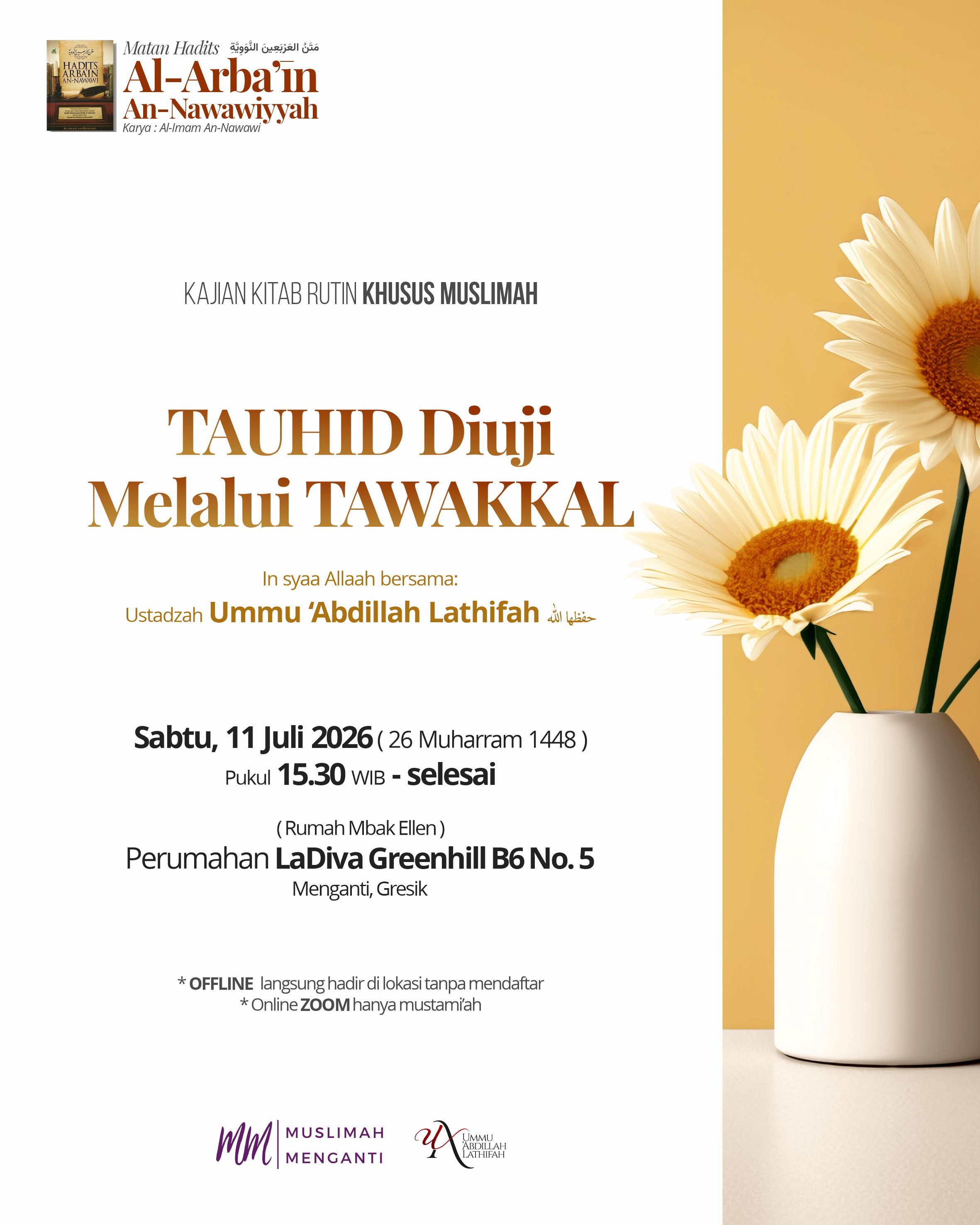 Kajian Kitab Rutin Khusus Muslimah