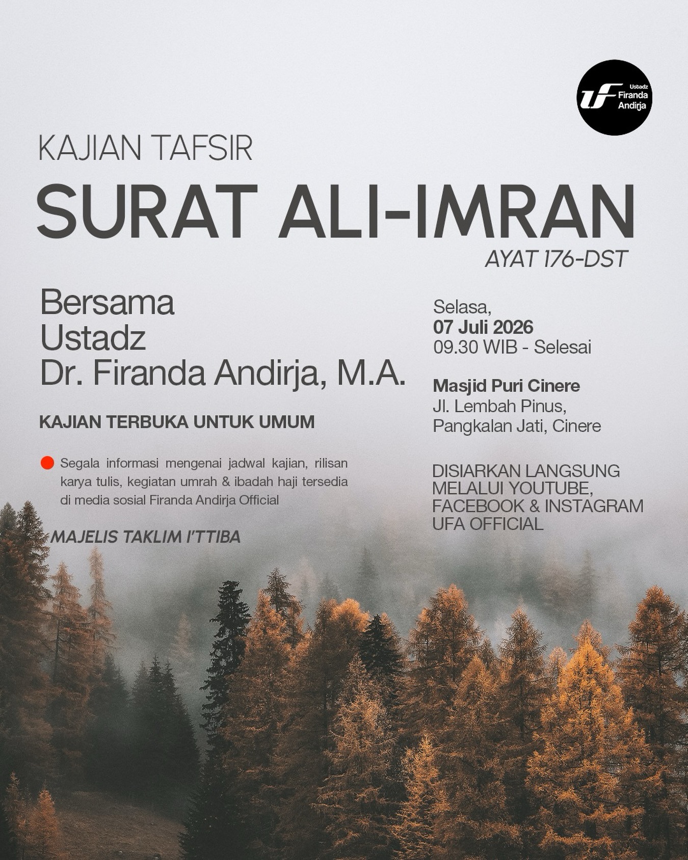 KAJIAN TAFSIR SURAT ALI-IMRAN AYAT 176-DST
