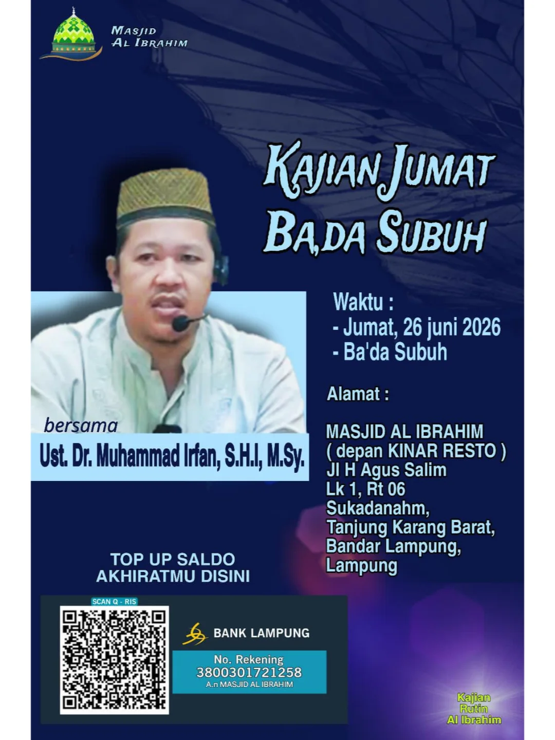 Kajian Jumat Ba'da Subuh