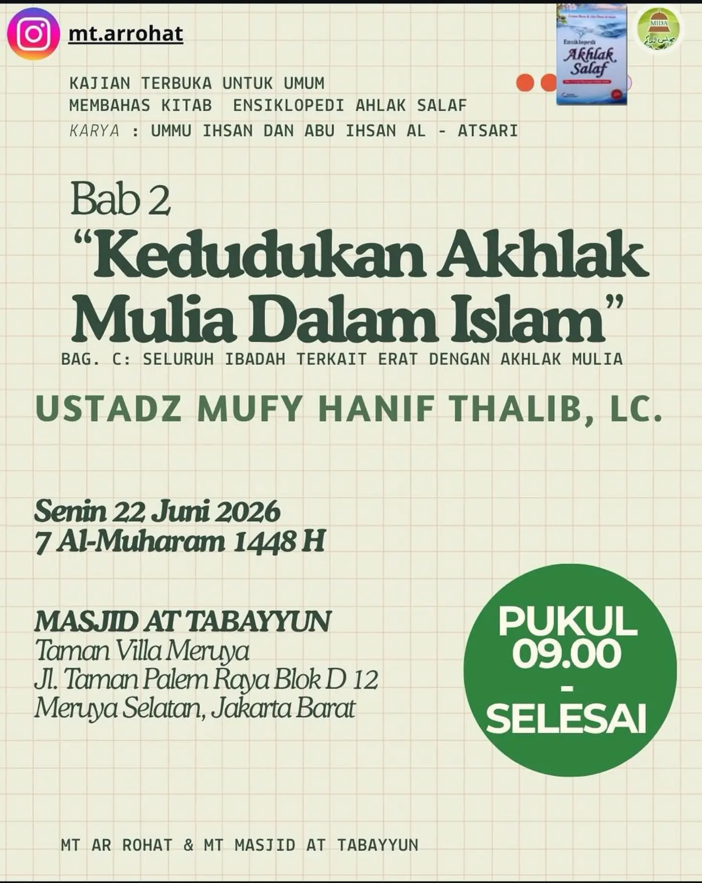 Kedudukan Akhlak Mulia Dalam Islam