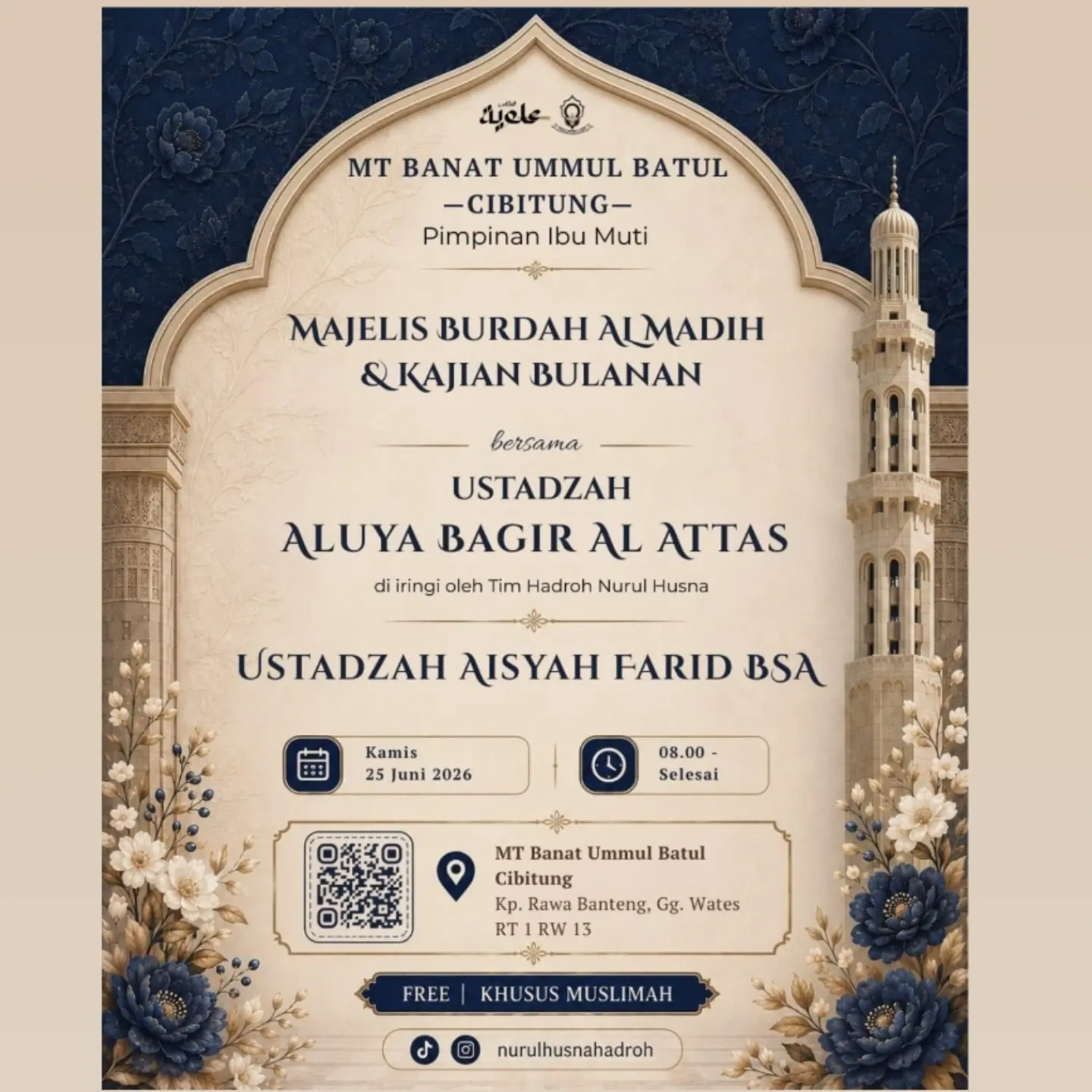 Majelis Burdah Almadhih & Kajian Bulanan