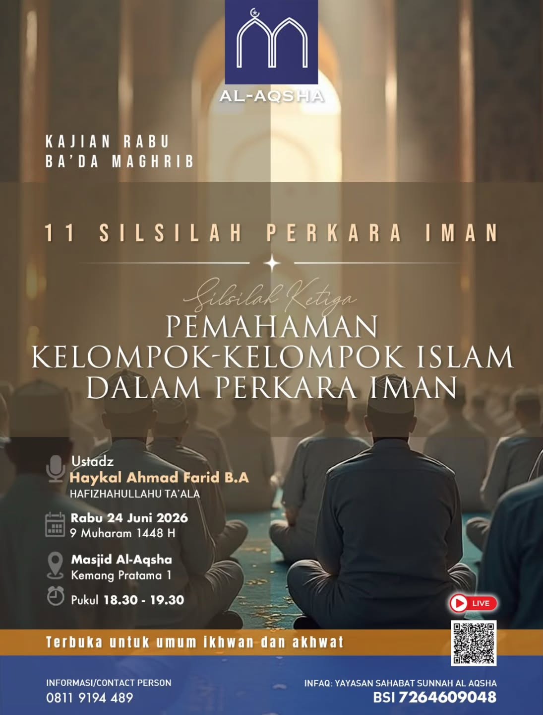 Kajian Rabu Ba'da Maghrib: 11 Silsilah Perkara Iman