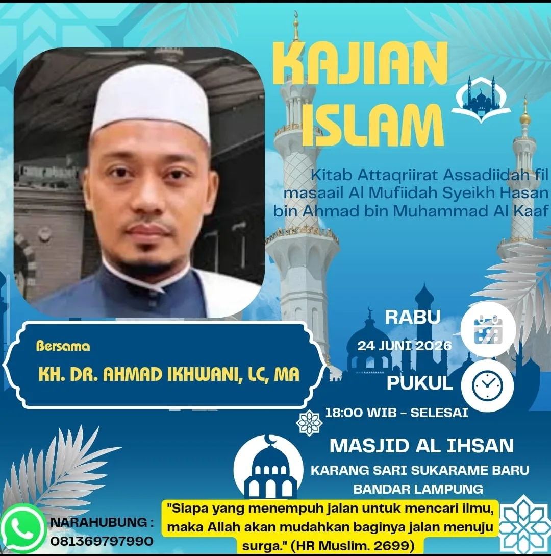 Pembahasan Kitab Attaqriirat Assadiidah fil masaail Al Mufiidah Syeikh Hasan bin Ahmad bin Muhammad Al Kaaf