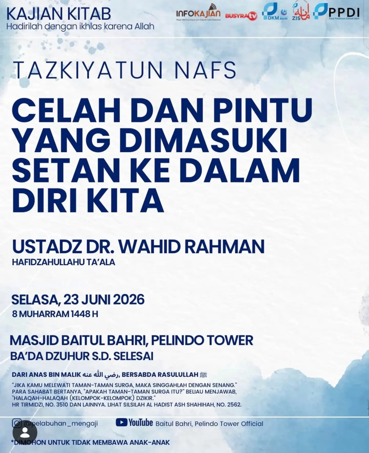 TAZKIYATUN NAFS: CELAH DAN PINTU YANG DIMASUKI SETAN KE DALAM DIRI KITA