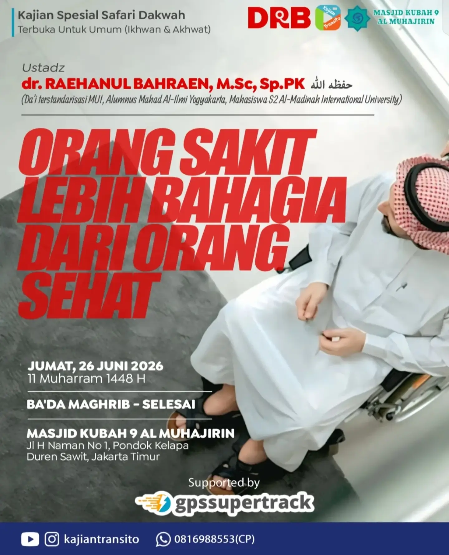 ORANG SAKIT LEBIH BAHAGIA DARI ORANG SEHAT